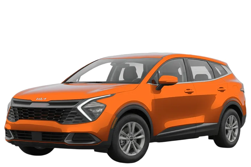 Kia Sportage, rendered by the API