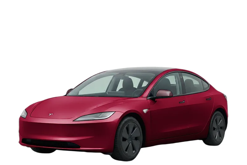 Tesla Model 3, rendered by the API