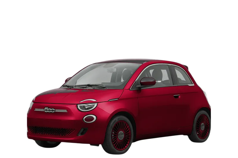 Fiat 500, rendered by the API