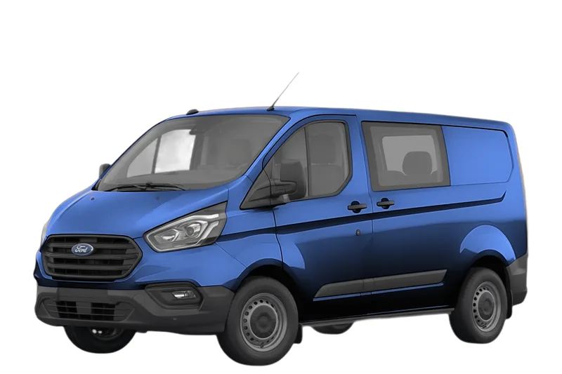 Ford Transit Custom, rendered by the API