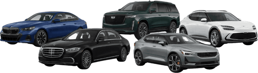 A lineup of many makes and models