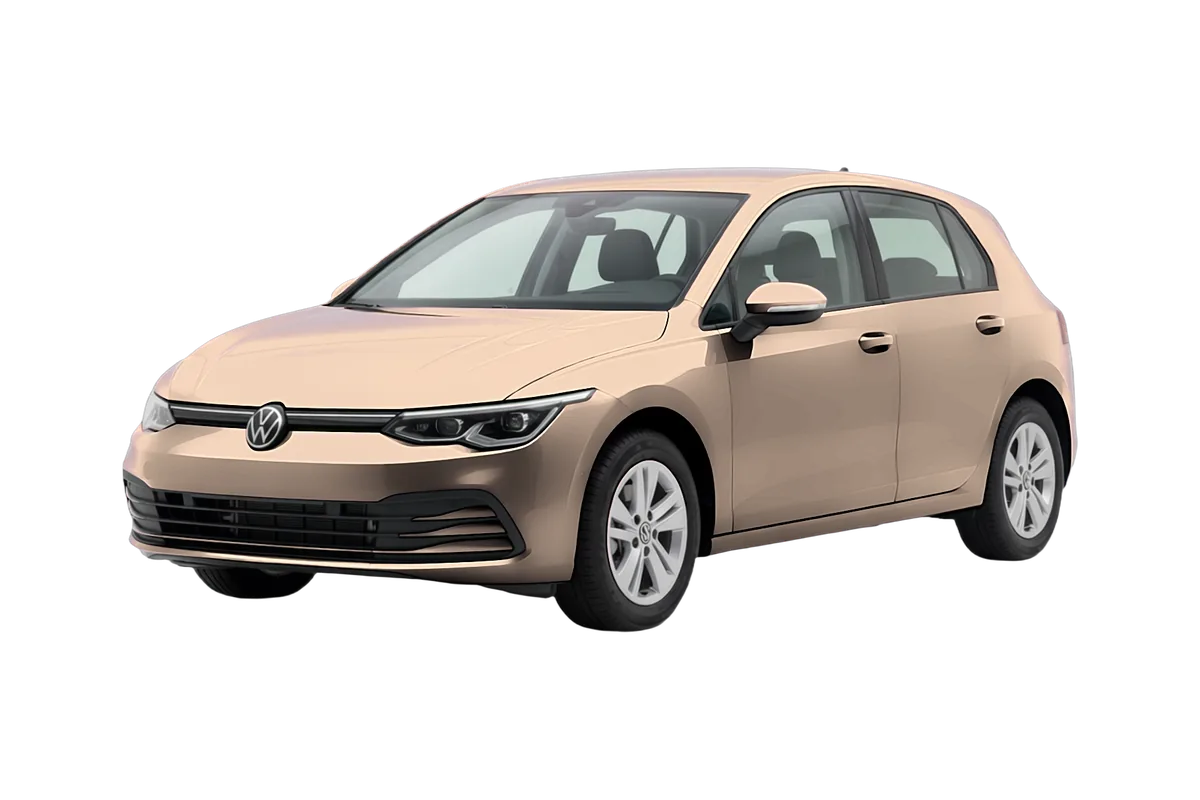 Volkswagen Golf in Beige Gold Metallic