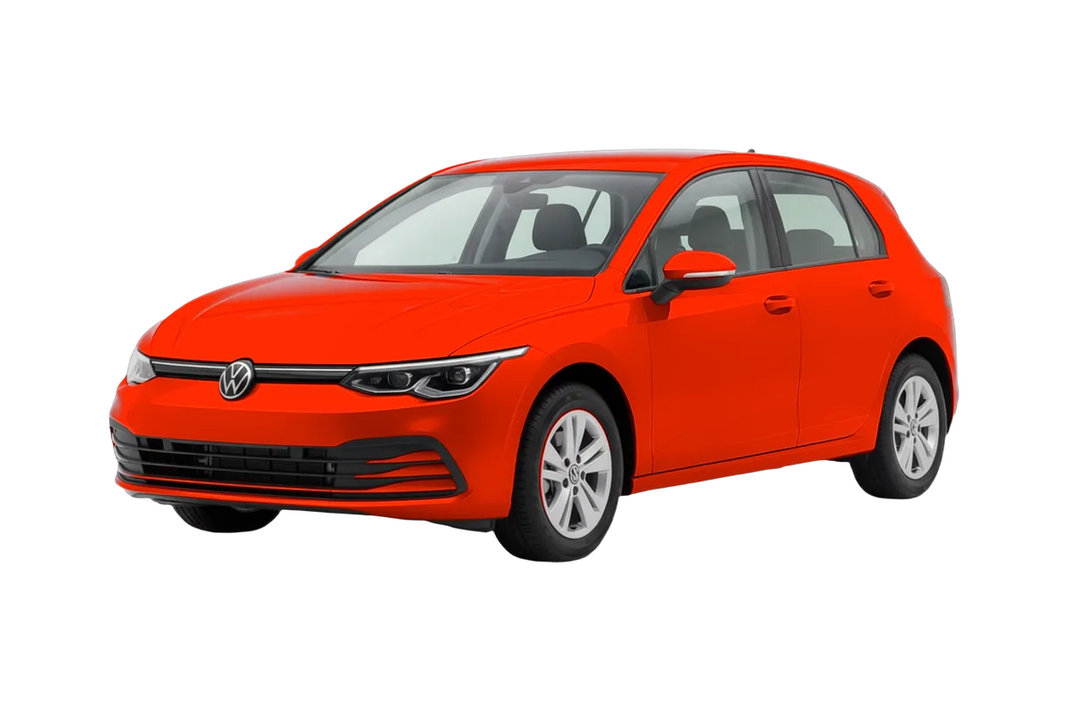 Volkswagen Golf in Blood Orange